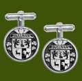 Sullivan Irish Coat Of Arms Claddagh Stylish Pewter Family Crest Cufflinks