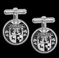 Sullivan Irish Coat Of Arms Claddagh Sterling Silver Family Crest Cufflinks