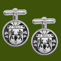 OReilly Irish Coat Of Arms Claddagh Stylish Pewter Family Crest Cufflinks