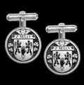 OReilly Irish Coat Of Arms Claddagh Sterling Silver Family Crest Cufflinks