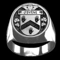 OByrne Irish Coat Of Arms Family Crest Mens Sterling Silver Ring