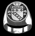 Whalen Irish Coat Of Arms Family Crest Mens Sterling Silver Ring