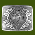 Horsburgh Clan Badge Interlace Mens Stylish Pewter Kilt Belt Buckle