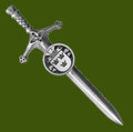 Ward Irish Coat Of Arms Claddagh Round Pewter Family Crest Large Kilt Pin