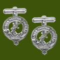Lumsden Clan Badge Stylish Pewter Clan Crest Cufflinks