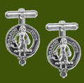 Montgomery Clan Badge Stylish Pewter Clan Crest Cufflinks
