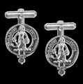Montgomery Clan Badge Sterling Silver Clan Crest Cufflinks