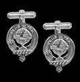 Nairn Clan Badge Sterling Silver Clan Crest Cufflinks