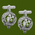 Sheppard Clan Badge Stylish Pewter Clan Crest Cufflinks