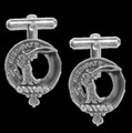 Scrimgeour Clan Badge Sterling Silver Clan Crest Cufflinks