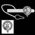 Hannay Clan Badge Sterling Silver Button Loop Clan Crest Tie Bar