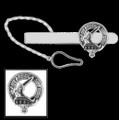 Barclay Clan Badge Sterling Silver Button Loop Clan Crest Tie Bar