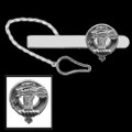 Brodie Clan Badge Sterling Silver Button Loop Clan Crest Tie Bar