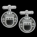 Graham Irish Coat Of Arms Claddagh Sterling Silver Family Crest Cufflinks