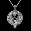 Johnston Clan Badge Sterling Silver Clan Crest Small Pendant