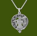 Livingstone Clan Badge Stylish Pewter Clan Crest Small Pendant