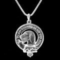 Forrester Clan Badge Sterling Silver Clan Crest Small Pendant