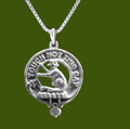 MacGillivray Clan Badge Stylish Pewter Clan Crest Small Pendant