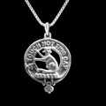 MacGillivray Clan Badge Sterling Silver Clan Crest Small Pendant