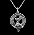 Skene Clan Badge Sterling Silver Clan Crest Small Pendant