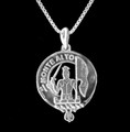 Mowat Clan Badge Sterling Silver Clan Crest Small Pendant