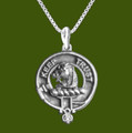 Hepburn Clan Badge Stylish Pewter Clan Crest Small Pendant