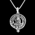 Hepburn Clan Badge Sterling Silver Clan Crest Small Pendant