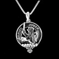 MacDuff Clan Badge Sterling Silver Clan Crest Small Pendant