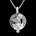 Keith Clan Badge Sterling Silver Clan Crest Small Pendant