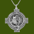Chattan Clan Badge Celtic Cross Stylish Pewter Clan Crest Pendant