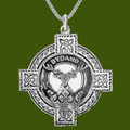 Gordon Clan Badge Celtic Cross Stylish Pewter Clan Crest Pendant