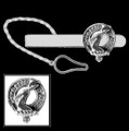 Cooper Clan Badge Sterling Silver Button Loop Clan Crest Tie Bar