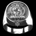 Boyd Clan Badge Mens Clan Crest Sterling Silver Ring