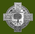 Boyle Irish Coat Of Arms Celtic Cross Stylish Pewter Family Crest Badge 