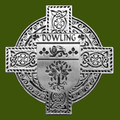 Dowling Irish Coat Of Arms Celtic Cross Stylish Pewter Family Crest Badge 