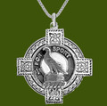 Clelland Clan Badge Celtic Cross Stylish Pewter Clan Crest Pendant