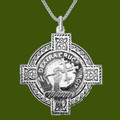 Sheppard Clan Badge Celtic Cross Stylish Pewter Clan Crest Pendant