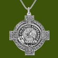 Craig Clan Badge Celtic Cross Stylish Pewter Clan Crest Pendant