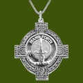 Mackay Clan Badge Celtic Cross Stylish Pewter Clan Crest Pendant