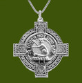 MacGillivray Clan Badge Celtic Cross Stylish Pewter Clan Crest Pendant