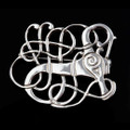 Anglian Beast Design Large Sterling Silver Brooch