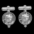 Baird Clan Badge Sterling Silver Clan Crest Cufflinks