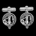 Carmichael Clan Badge Sterling Silver Clan Crest Cufflinks