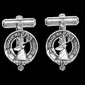 Forbes Clan Badge Sterling Silver Clan Crest Cufflinks