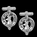 Colquhoun Clan Badge Sterling Silver Clan Crest Cufflinks