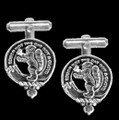 Chattan Clan Badge Sterling Silver Clan Crest Cufflinks