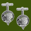 Ruthven Clan Badge Stylish Pewter Clan Crest Cufflinks
