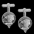 Ruthven Clan Badge Sterling Silver Clan Crest Cufflinks