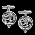 Cumming Clan Badge Sterling Silver Clan Crest Cufflinks