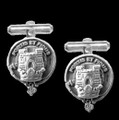 MacLachlan Clan Badge Sterling Silver Clan Crest Cufflinks